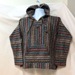 Vintage Earth Baja Hippie Pullover Size S